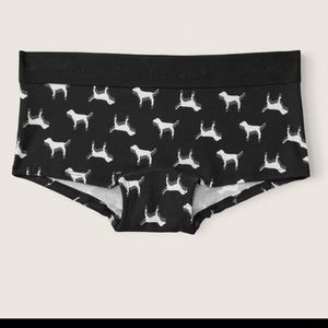 VS Pink Cotton Boyshort Underwear